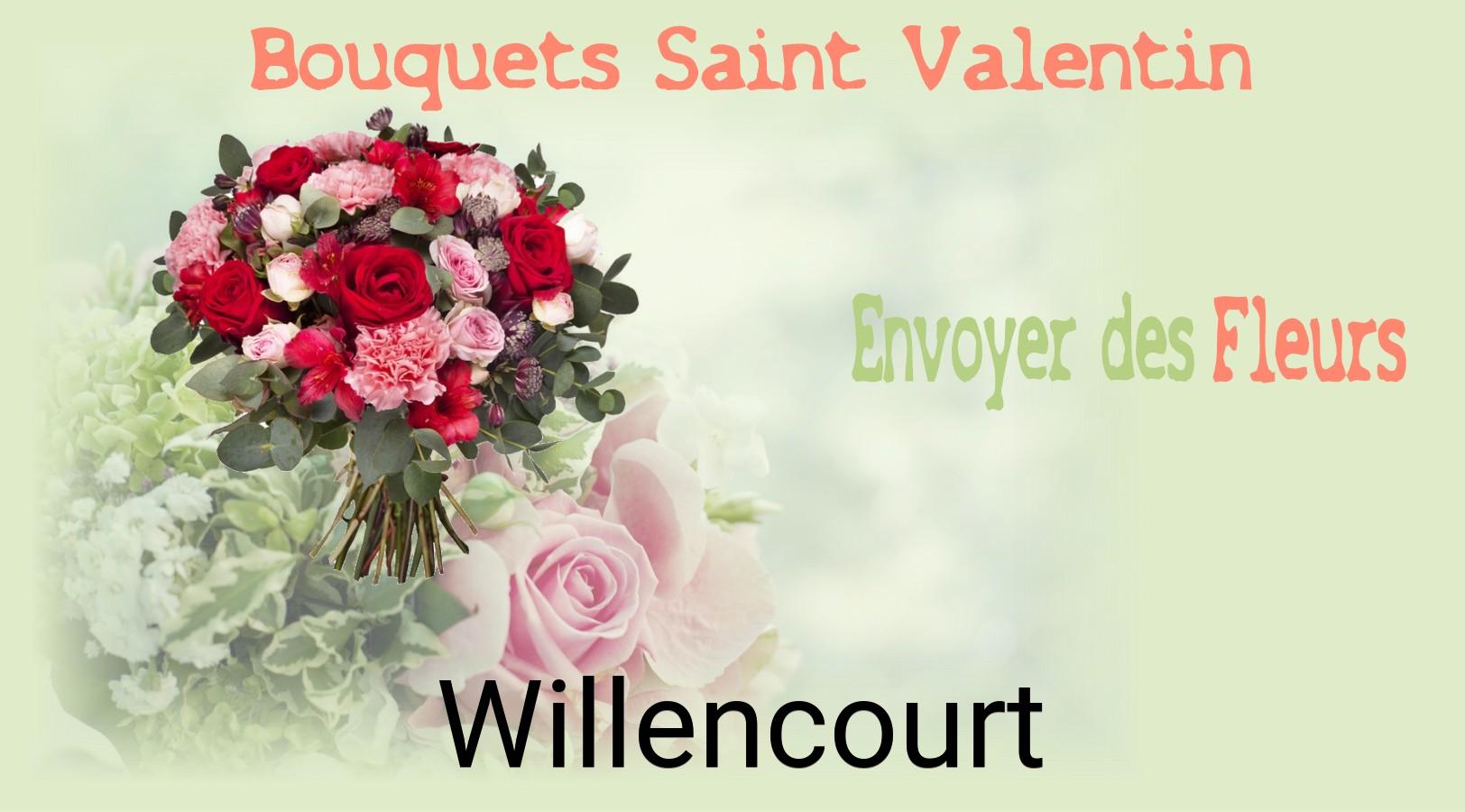 Roses de Saint-Valentin livrées à Willencourt